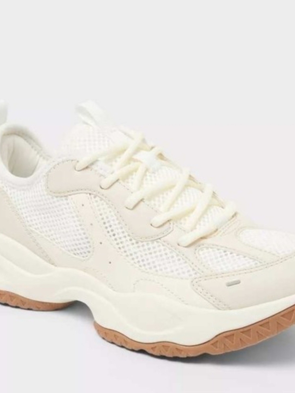 All In Motion - Women’s Cream Chunky Sneaker - Contemporary Comfort